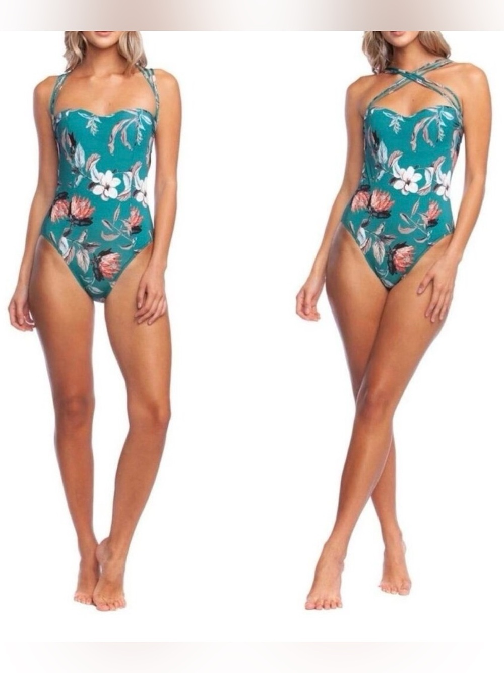 BCBGMaxAzria "Desert Flower" Strappy One Piece Swimsuit
Size 6
New with Tag
